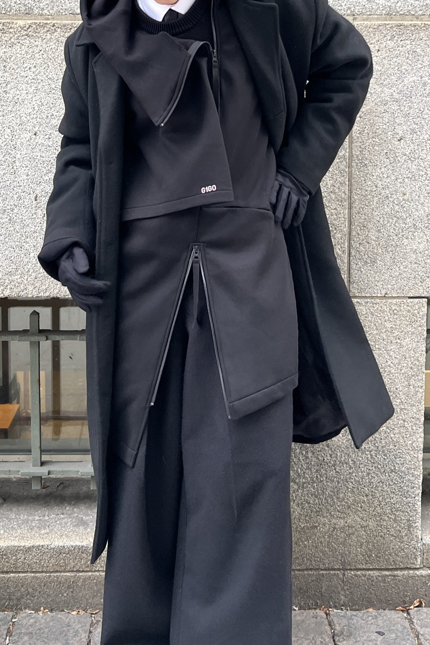 Neo-Trench Hybrid Oversize Hoodie